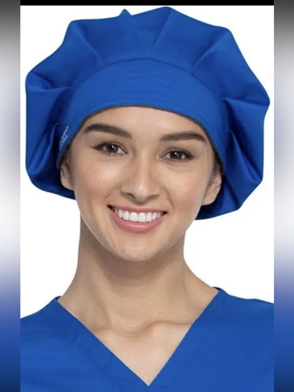 Cherokee workwear Scrub hat in the color Royal Blue multiple available unisex